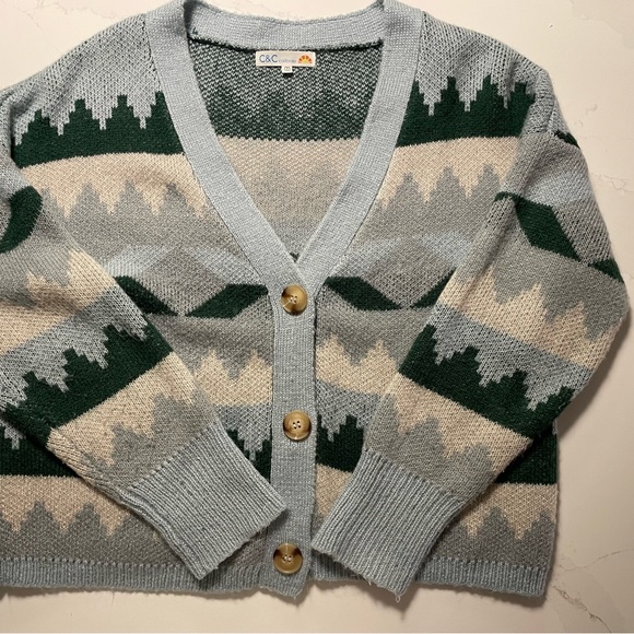 C&C California sweater cardigan size M - Picture 4 of 4